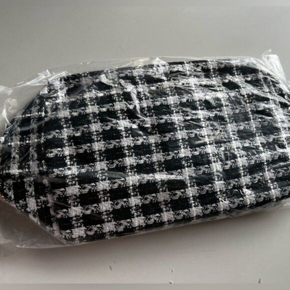 Women's Vacay XL Bag Travel  Black Plaid bag packing bag - Picture 9 of 12